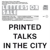 Printed talks in the city